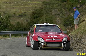 A damaged Citroen