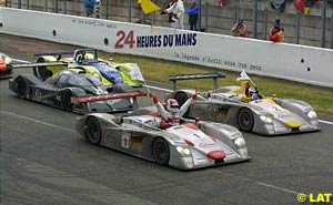 Last year's successful finish for Audi