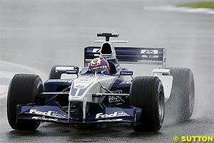 Juan Pablo Montoya at Silverstone