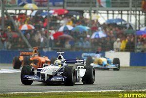 Ralf Schumacher followed by Frentzen