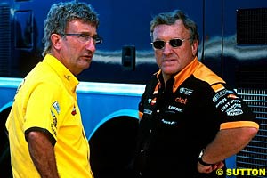 Eddie Jordan and Tom Walkinshaw