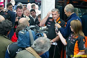 Walkinshaw meets the press