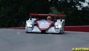 The winning Audi R8 of Frank Biela and Emmanuele Pirro