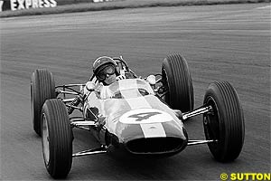 Jim Clark at Silverstone in 1963