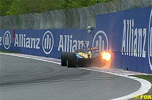 Trulli slams into the wall