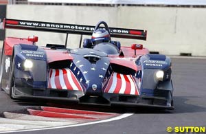 Jan Magnussen in the race-winning Panoz