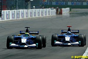 Nick Heidfeld and Felipe Massa