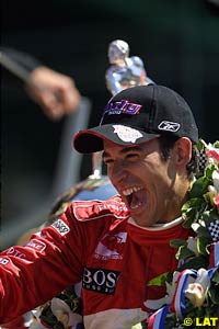 A happy Helio Castroneves