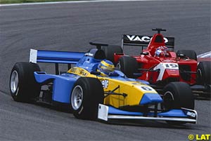 Sebastien Bourdais battles with Pantano