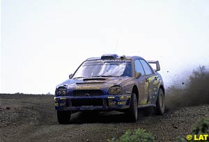 Makinen powers through a damp stage