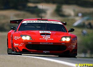 The GTS class-winning Ferrari 550 Maranello of Tomas Enge and Peter Kox