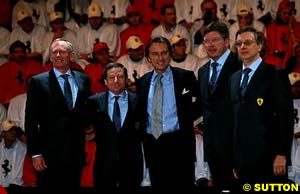 Byrne, Todt, di Montezemolo, Brawn and Martinelli