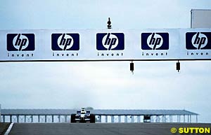 HP Photo shoot at Silverstone, 2002