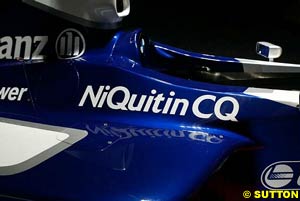 NiQuitinCQ - a new sponsor for Williams