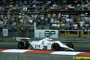 Regazzoni on his way to victory at the British GP in 1979