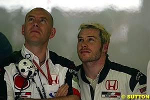 Jock Clear and Villeneuve. Best of friends