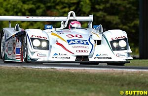 The winning Audi of Marco Werner and JJ Lehto