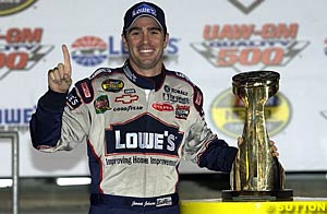 Charlotte winner (again) Jimmie Johnson