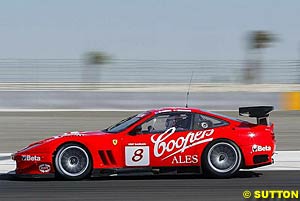 The winning Ferrari 550 Maranello of David Brabham and Allan Simonsen