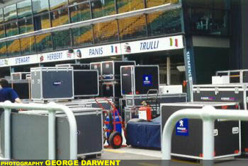 Albert Park getting ready