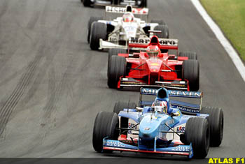 Cananda 1998 - Fisichella leads