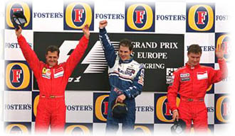 The podium in 1996