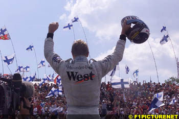 Hakkinen at Hungary