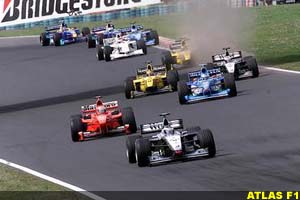 Hakkinen leads the way in Hungary