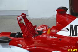 Schumacher Nominated for Sportsman of 2001