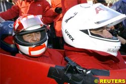 Schumacher Tastes Thrills of Bobsleigh  