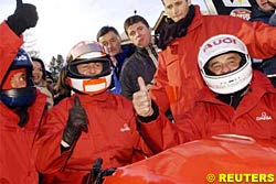 Schumacher Gets up to Speed in Bobsleigh