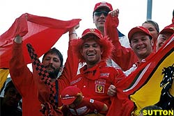 Ferrari Fans Ready for End-of-Season Party