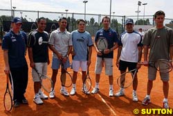 F1 Drivers Play Tennis for Charity