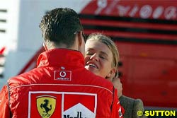 Wife's Lucky Charm Helps Schumacher