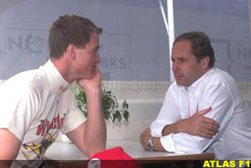 Ralf Schumacher with Gerhard Berger, today
