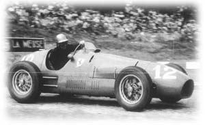 Piero Taruffi in a Ferrari